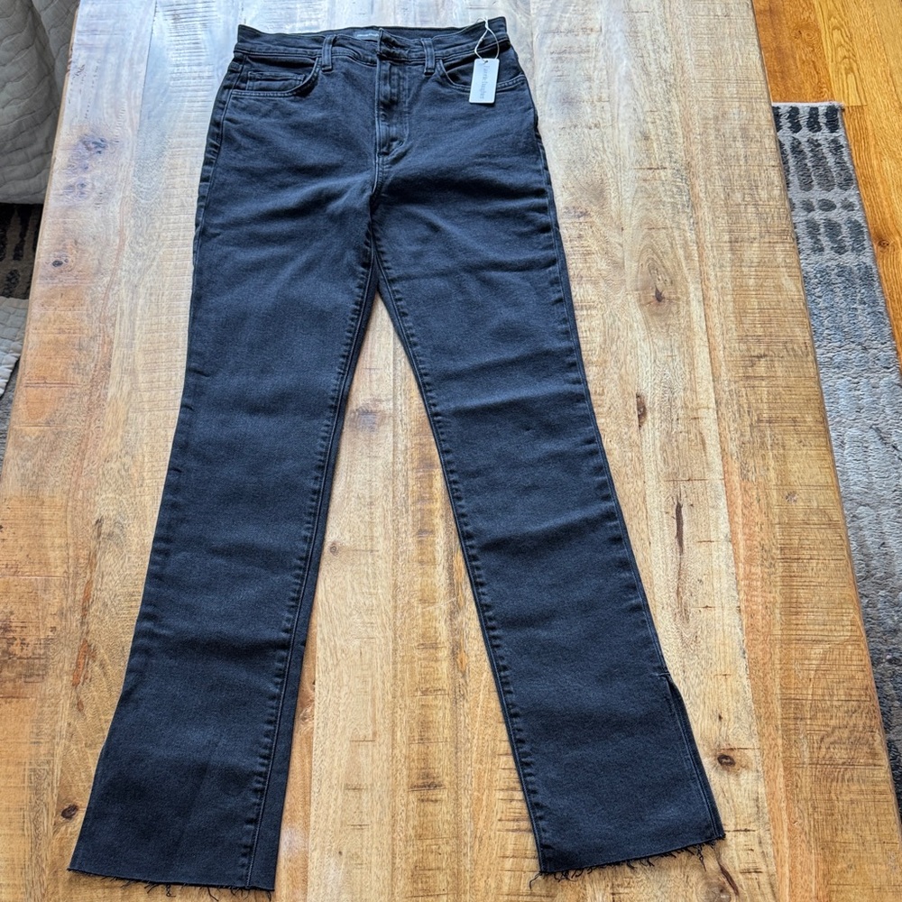 Favorite Daughter the Valentina Tower super high rise cigarette Jeans boulder